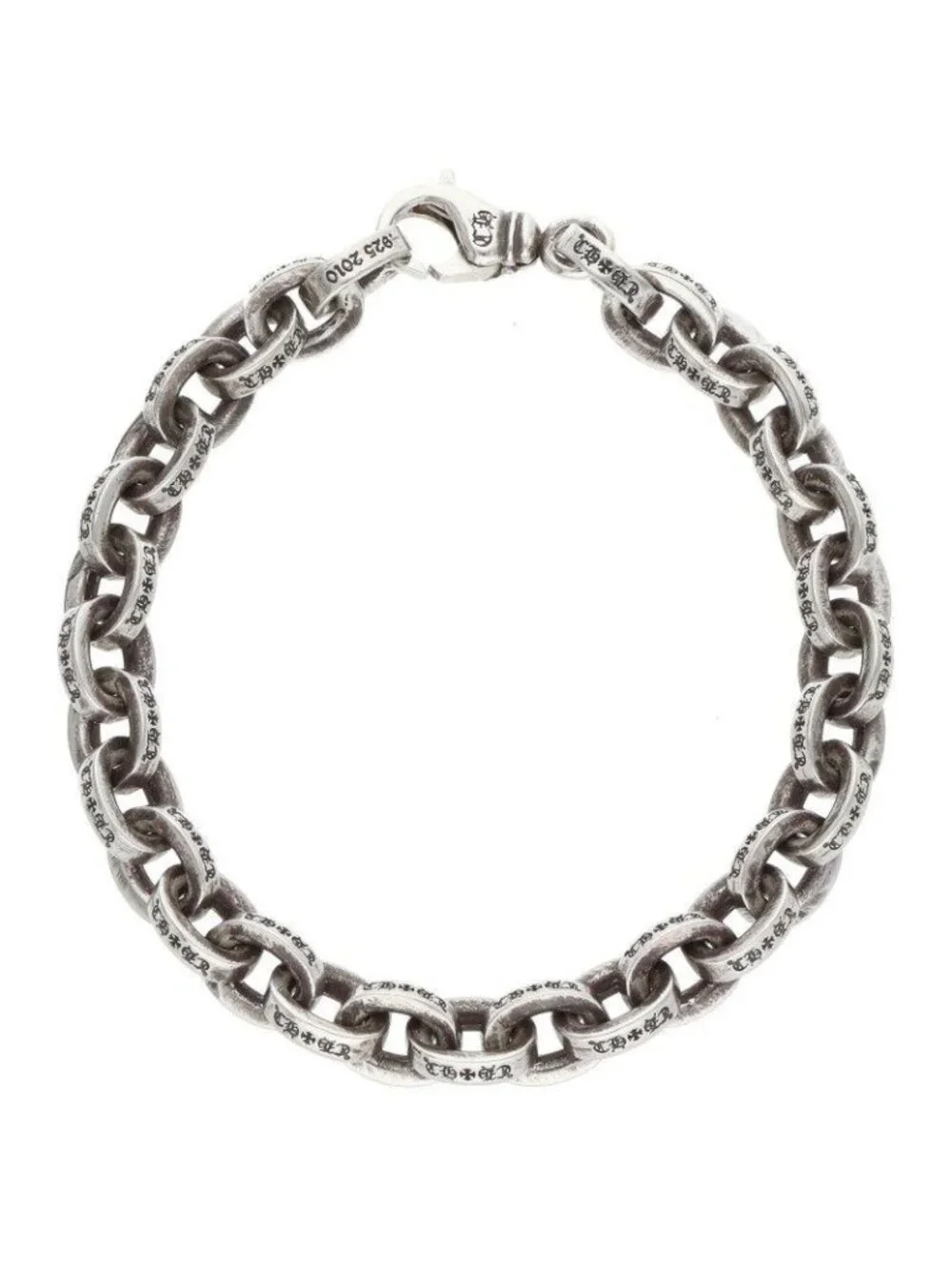 Chrome Hearts Large Paper Chn Chain Silver Bracelet